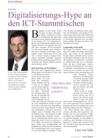 Kolumne in Swiss IT Magazine